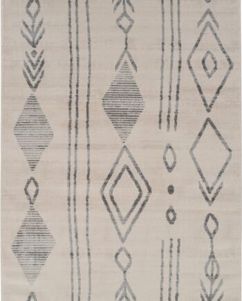 Gulvtæppe Loomery Firenze Tæppe 120x170 Cm Elfenben Beige Geometrisk Mønster Polypropylen