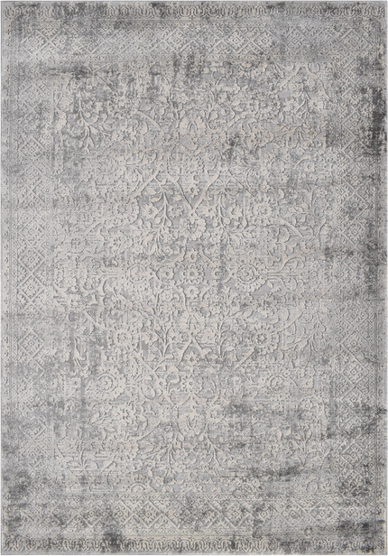Gulvtæppe Loomery Invista Varmefikseret Polyester Grå 80ã 150 Cm