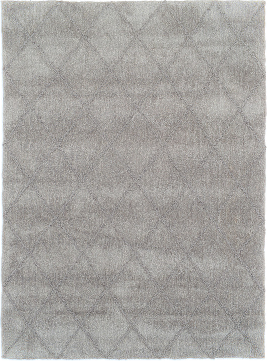 Gulvtæppe Loomery Jay   Sølv Mikrofiberpolyester Diamantmønster 190ã 275 Cm