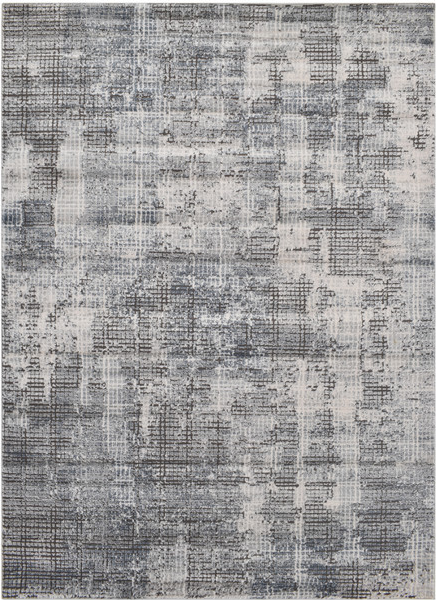 Gulvtæppe Loomery Oregon 150x80 Cm   Cm Luksusluv Grå Varmefikseret Polyester