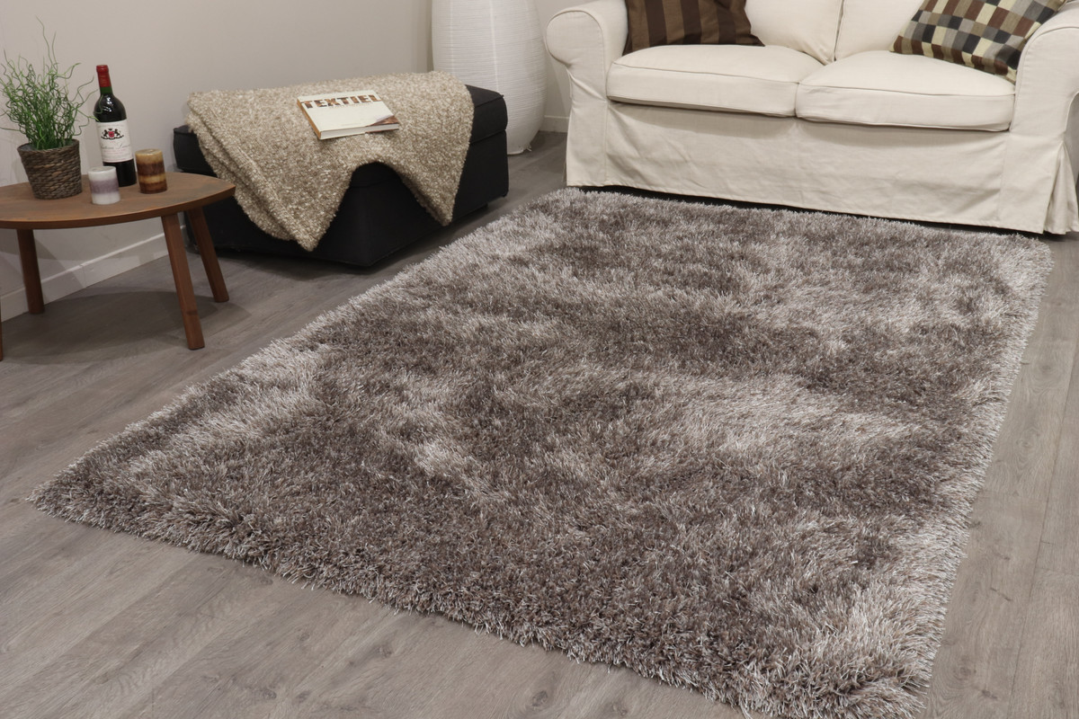 Gulvtæppe Tæppe Loomery Soho Askefarvet 230ã 160 Cm Polyester