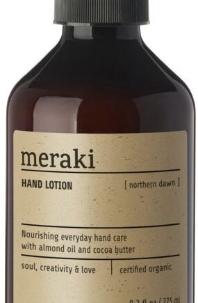 Håndlotion Håndcreme Meraki Northern Dawn økologisk Cosmos Med Mandelolie Og Kakaosmør