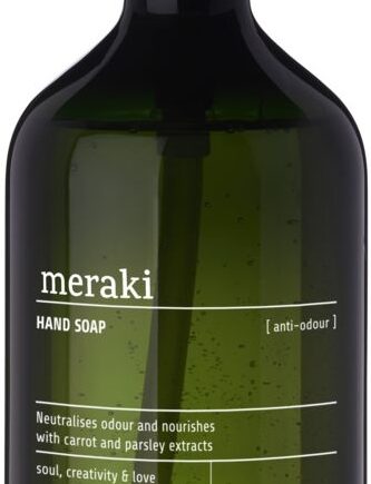 Håndsæbe Meraki Anti-odour 490 Ml   Neutraliserende Sæbe Mod Løg  Hvidløg   Skaldyrslugt Med Persille   Gulerodsekstrakt