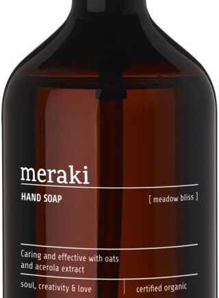 Håndsæbe Meraki Meadow Bliss 490 Ml  økologisk   Fugtgivende Med Frisk Citrusduft