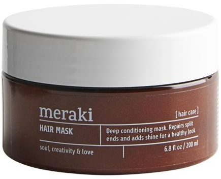 Hårmaske Meraki Hair   Dybdevirkende Hårkur Med Sheasmør   Provitamin B5 Til Naturlig Glans