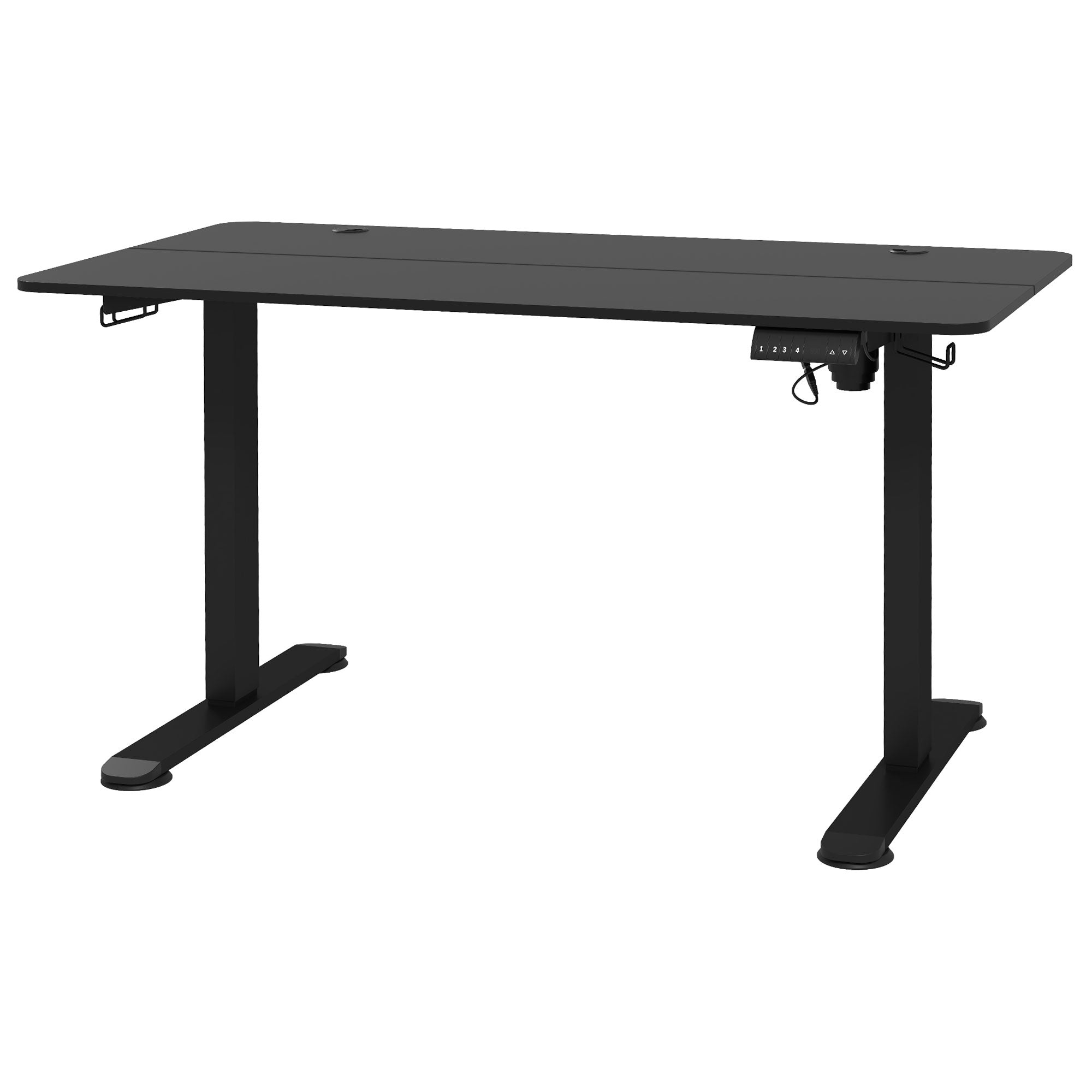Hæve-sænkebord  140 Cm   70 Cm   116 Cm  Sort