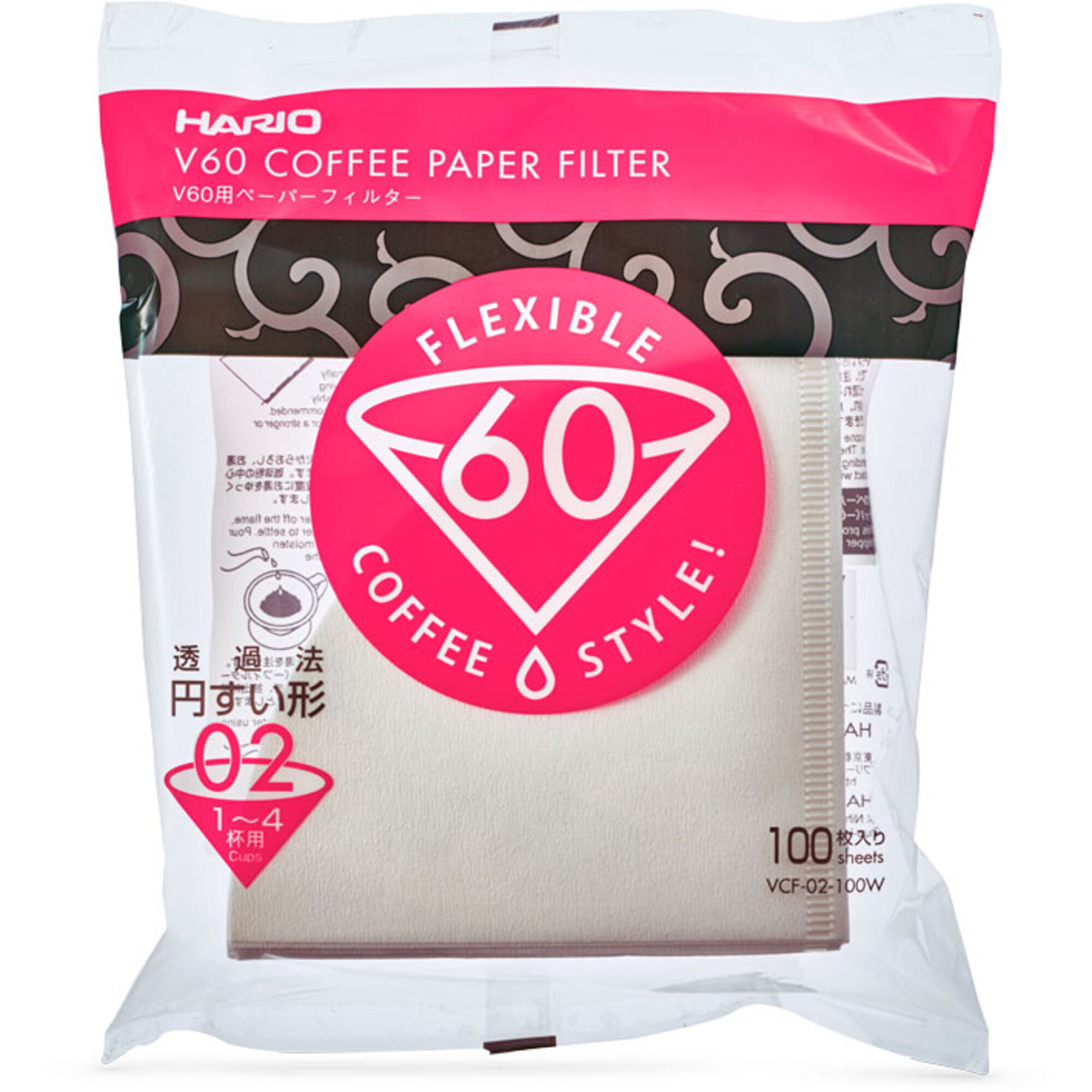 Hario Papir Filter  -  Cup 100 Stk