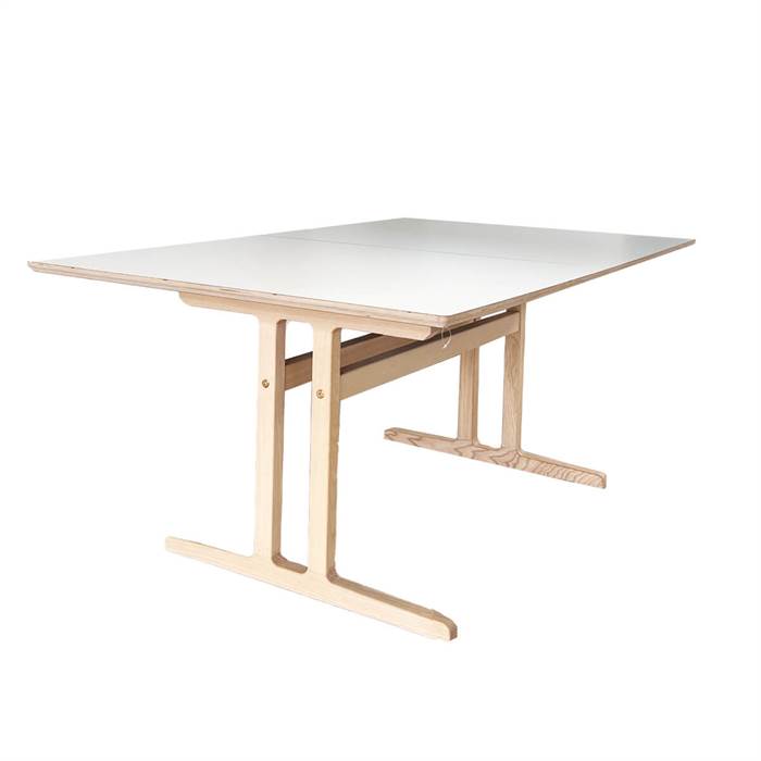 Haslev Symphony 460 Spisebord Hvid Laminat  : Erling Christensen Møbler