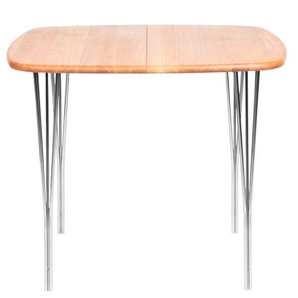 Haslev Symphony 84 Spisebord Massiv Splitben 105   105 Cm   : Erling Christensen Møbler