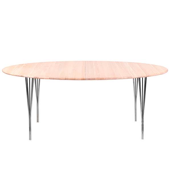 Haslev Symphony 76 Spisebord Massiv Splitben 105 180 Cm : Erling Christensen Møbler
