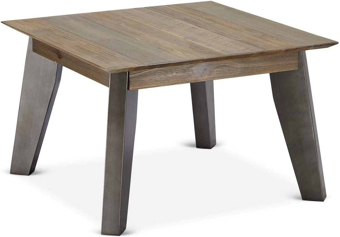 Hjørnebord Sidebord Raymond   Hallmark Derby   Akacietræ 45x70x70 Cm Brun Antracit