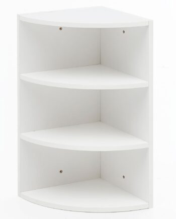Hjørnereol   Spånplade  30x60x30 Cm  Hvid