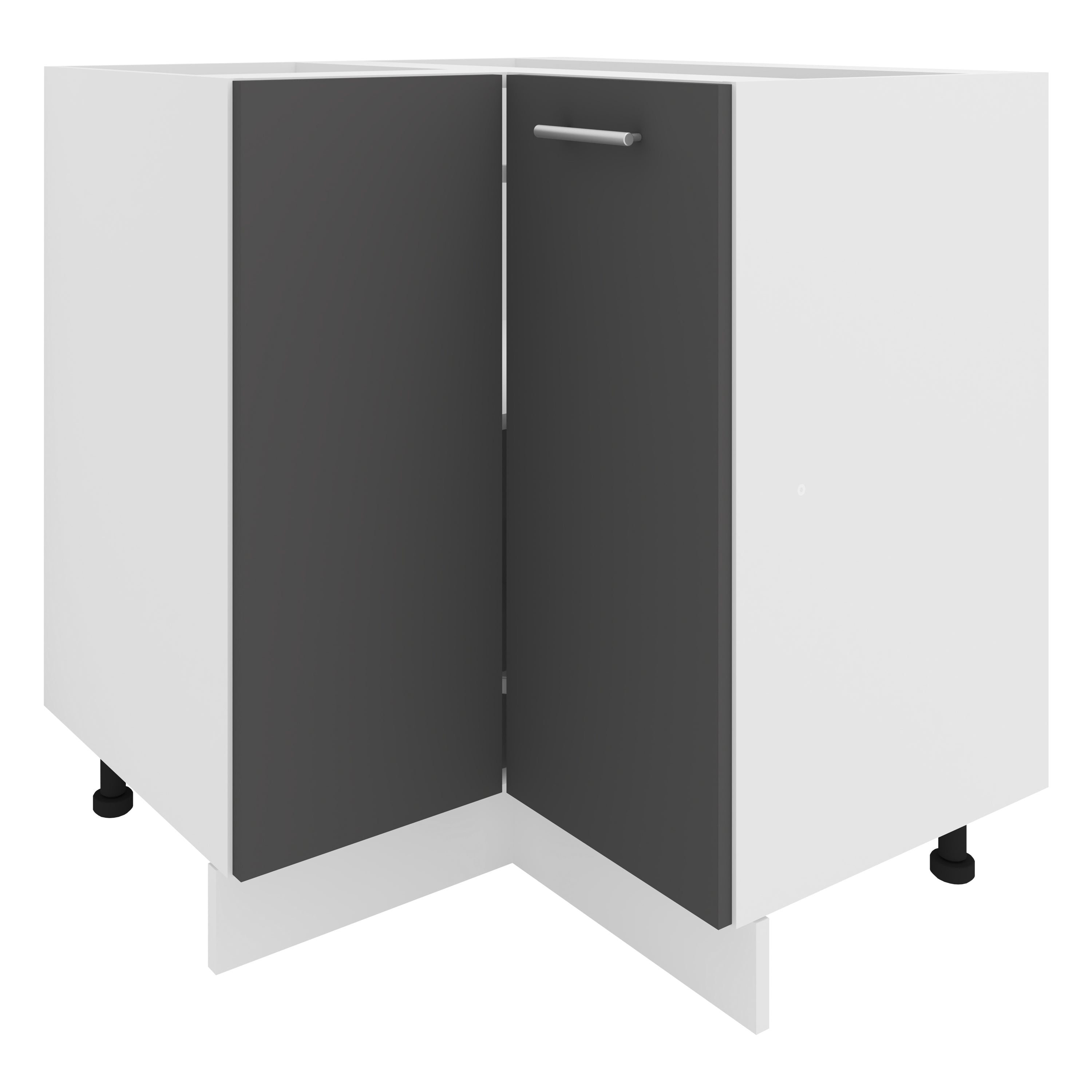 Hjørneskab     82      76      76 Cm  Antracit