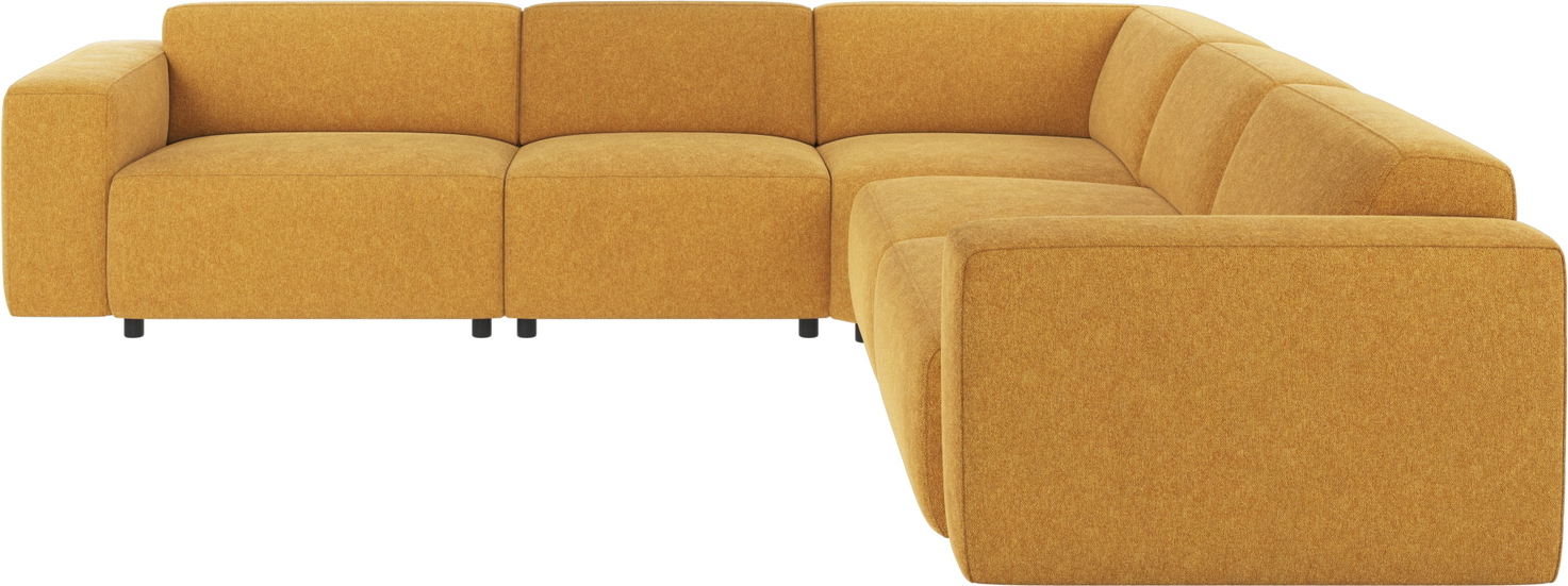 Hjørnesofa Modulopbygget Rowico Willard Gul 100 Polyester 297x297 Cm Skandinavisk Design
