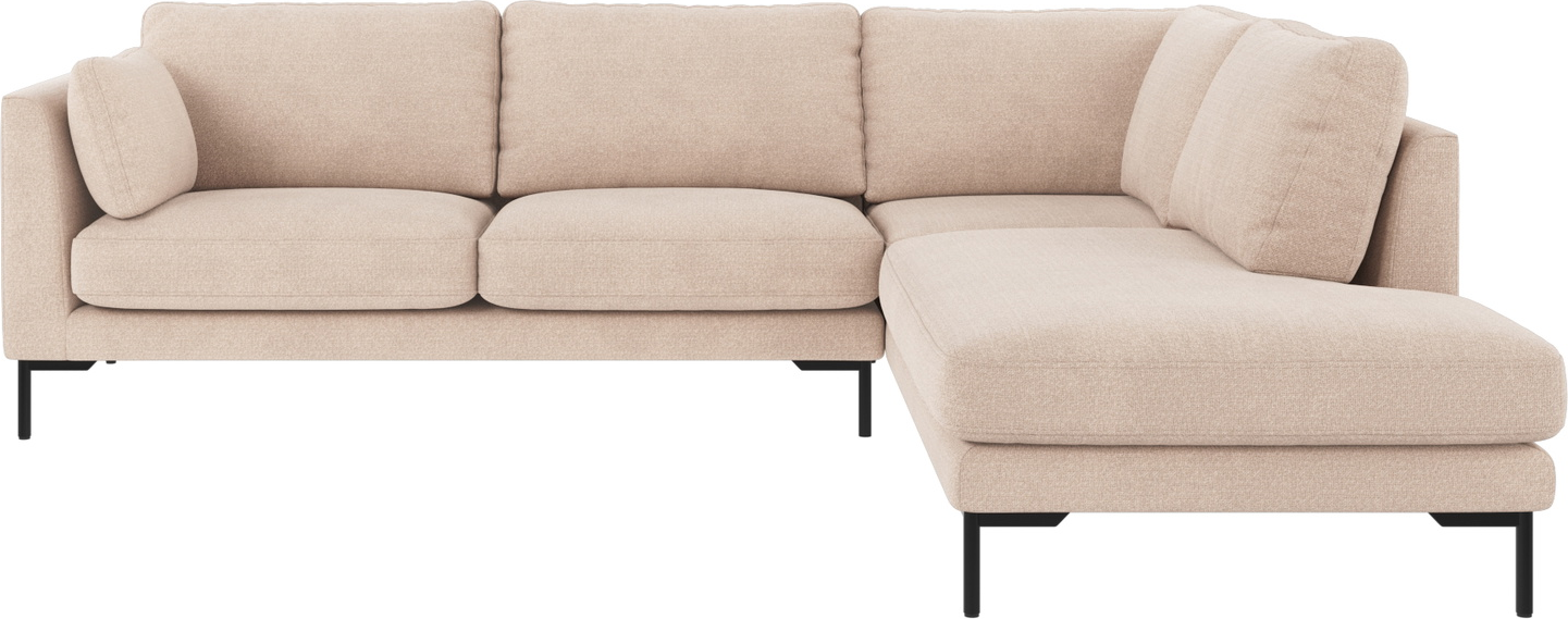 Hjørnesofa Rowico Corwin Højrevendt   Lysebeige Sofa   100  Polyester Rita  Fsc-mix  Massivt Træ Og Nozag-fjedre