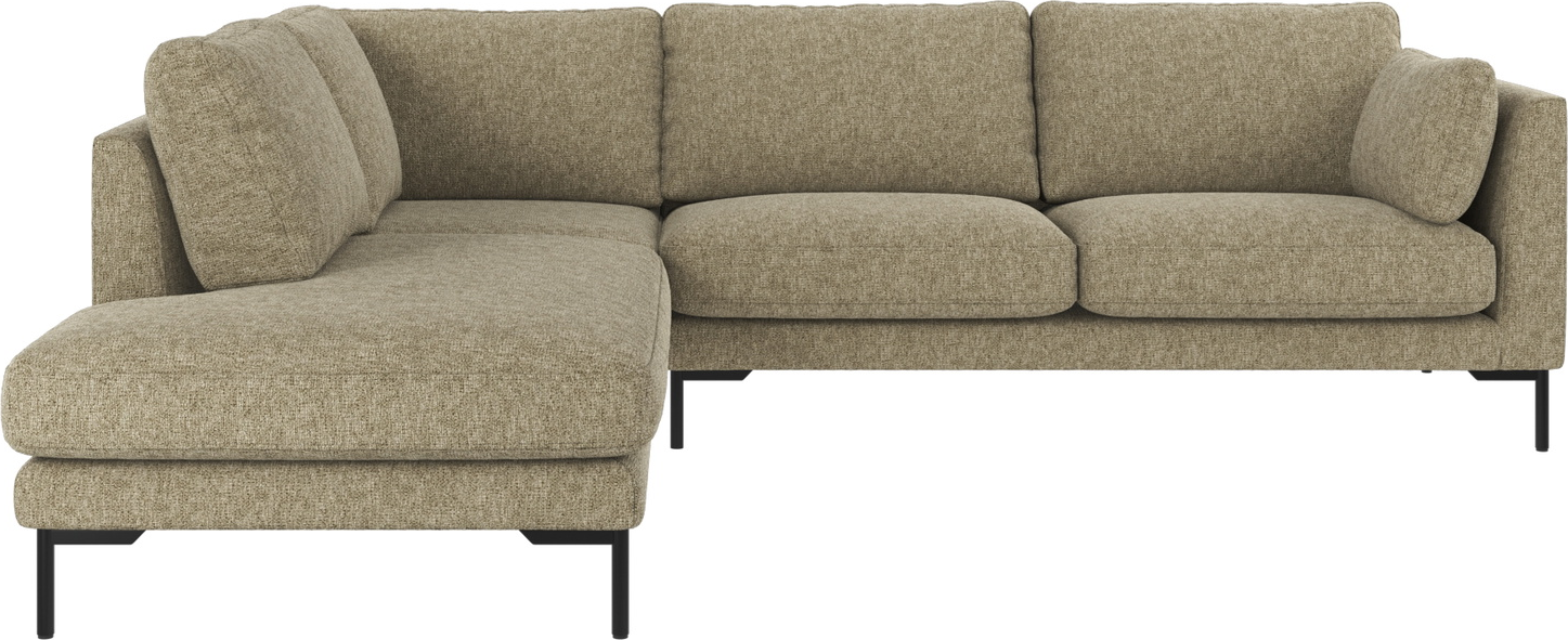 Hjørnesofa Rowico Corwin Venstrevendt   Max 55 Stof Grøn Sort 266x226 Cm