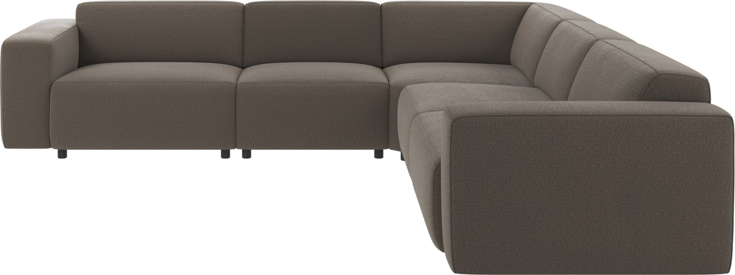 Hjørnesofa Rowico Willard Modulsofa Rita 108 Mellemgrå 297ã 297 Cm Nordisk Design