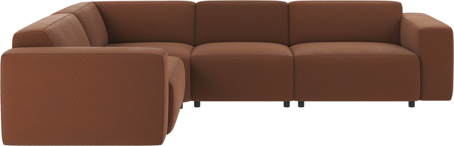 Hjørnesofa Rowico Willard Rita 96 Rød Stof 297ã 219 Cm Modulopbygget Skandinavisk Design