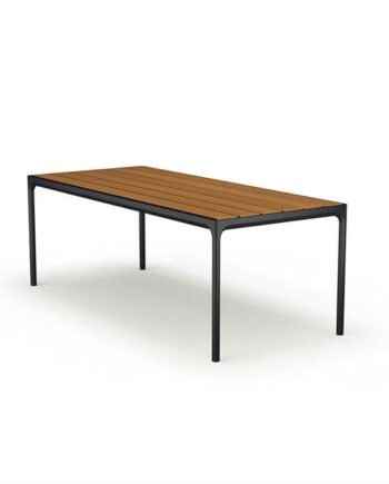 Houe Four Havebord 210x90 Cm Bambus  : Erling Christensen Møbler