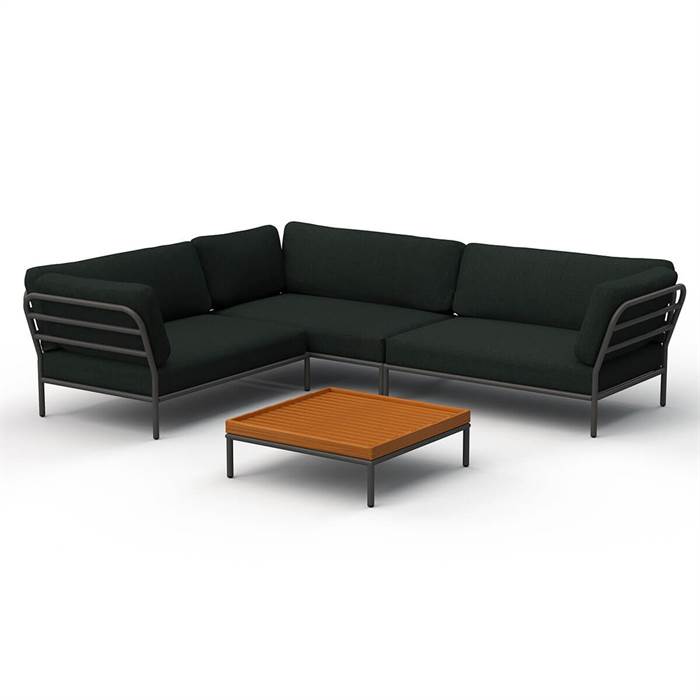 Houe Level Loungesæt Setting   Alpine Stofgruppe Sunbrella Heritage  : Erling Christensen Møbler