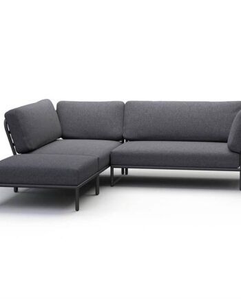 Houe Level Loungesæt Setting   Dark Grey Stofgruppe Basic  : Erling Christensen Møbler