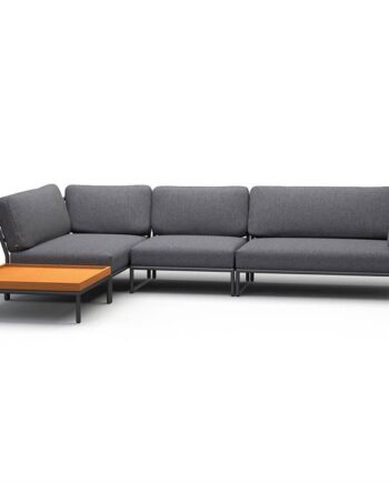 Houe Level Loungesæt Setting   Dark Grey Stofgruppe Basic  : Erling Christensen Møbler