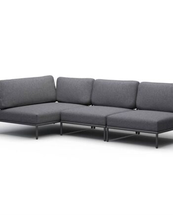 Houe Level Loungesæt Setting   Grey Stofgruppe Basic  : Erling Christensen Møbler