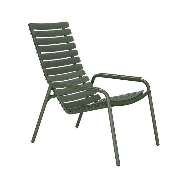 Houe Reclips Loungestol Olive Green