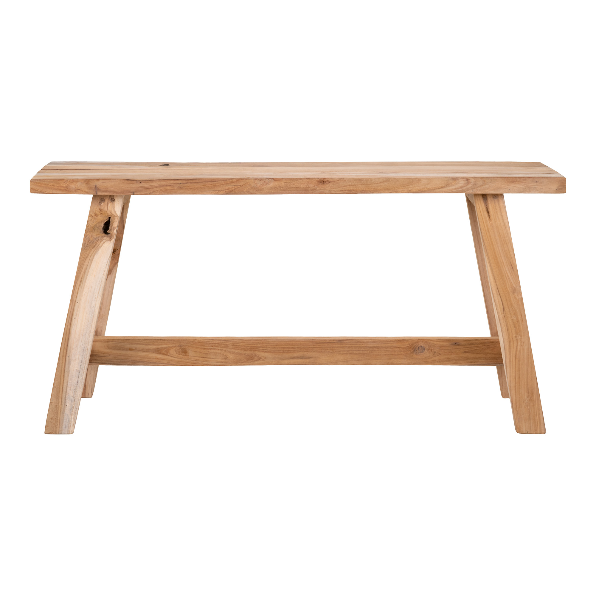 House Nordic Barcelona Teak Bænk Genbrugs Teaktræ  90x25