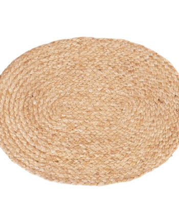 House Nordic Bombay Dækkeserviet  Oval Natur Jute  35x45   Sæt Af