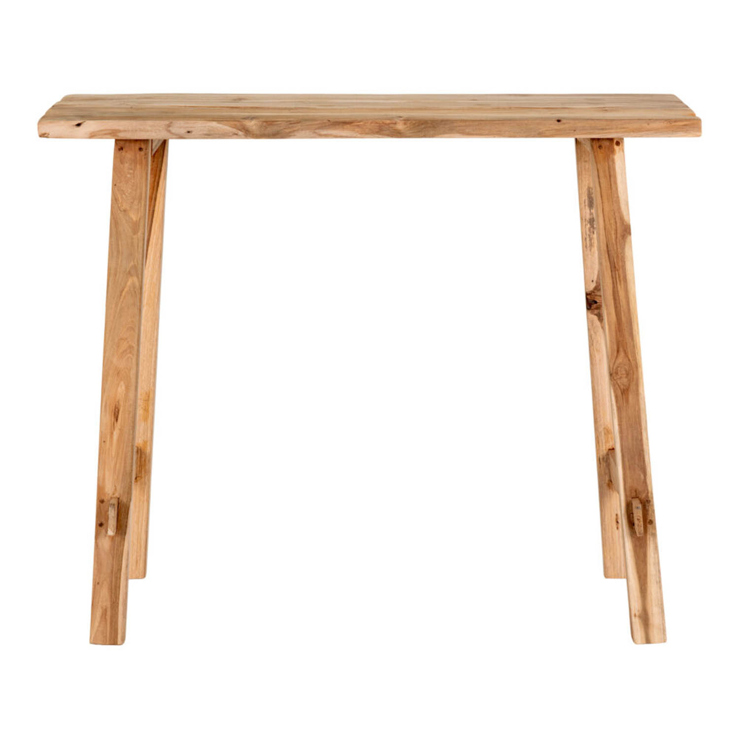House Nordic Girona Konsolbord Rektangulær Natur Teaktræ 90x30