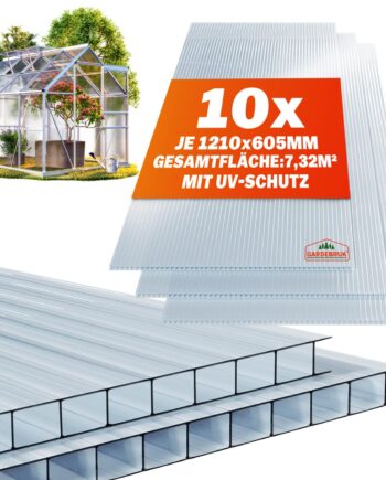Hulkammer Multiplader Sæt Med 10  Transparent 6mm   32mâ