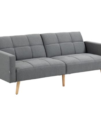 Sovesofa 205   88 Cm Sofa Med Sengefunktion  Sofa Med Siddehynde  Hørlook Grå