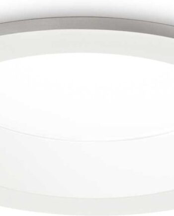 Ideal Lux Basic Wide Led-indbygningsspot 1900 Lm 3000k Ip44 ø14   Cm