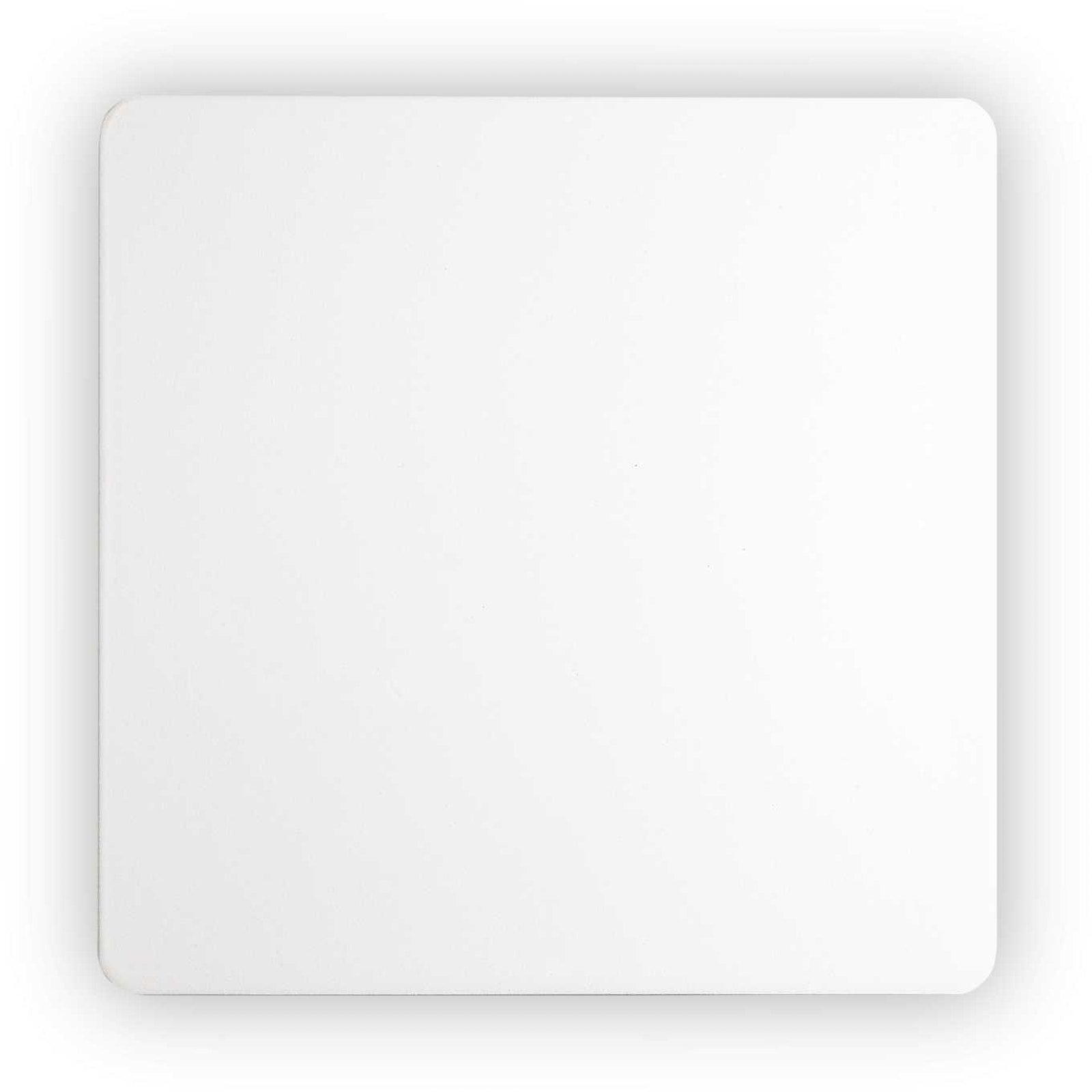 Ideal Lux Cover Led Væglampe Hvid Nordisk Minimalisme 1100 Lm 3000k 11w 20x20x5 Cm Aluminium