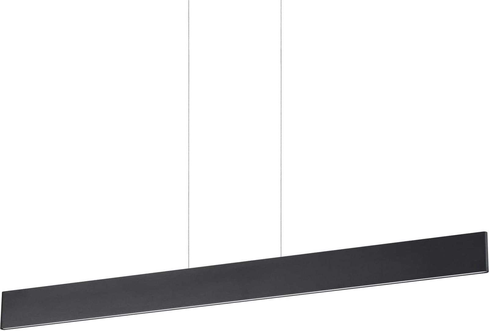 Ideal Lux Desk Pendellampe   Sort Metal Justerbar Højde 200-1200 Mm  Integreret Led 2100 Lm