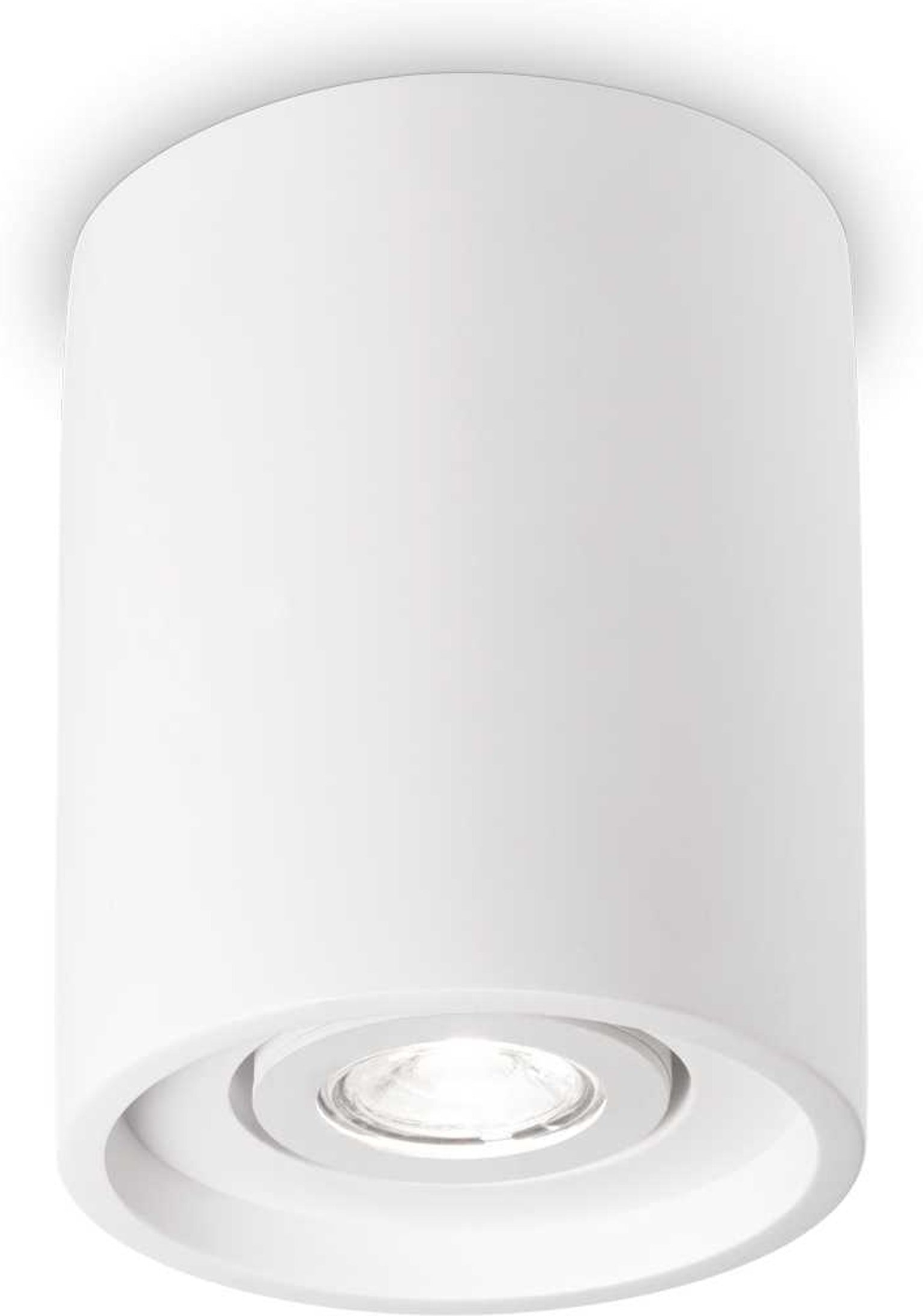 Ideal Lux Oak Loftlampe   Hvid Gips ø13     H16 Cm Gu10