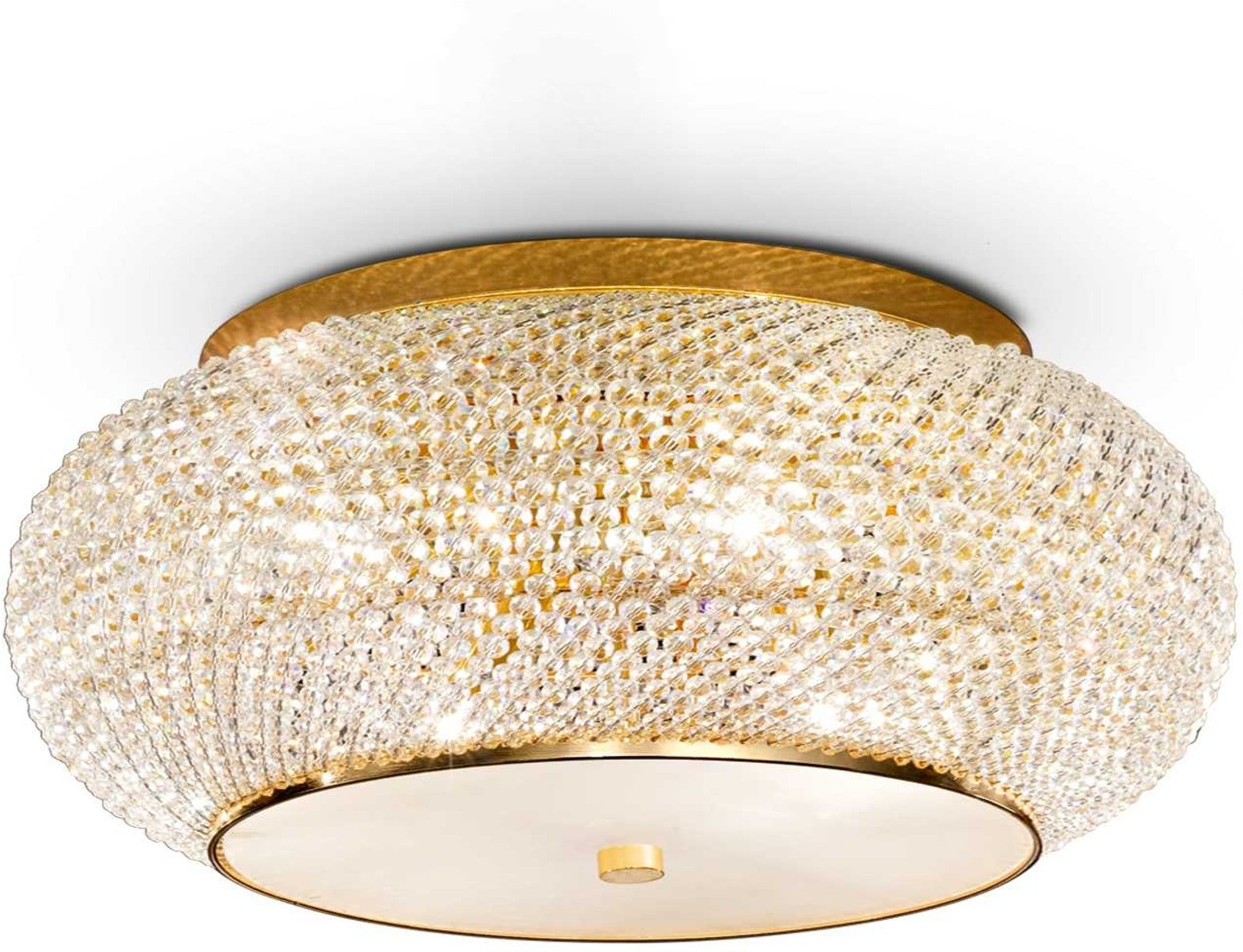 Ideal Lux Pasha Loftslampe Guld Og Krom ø55   21 Cm 10   E14