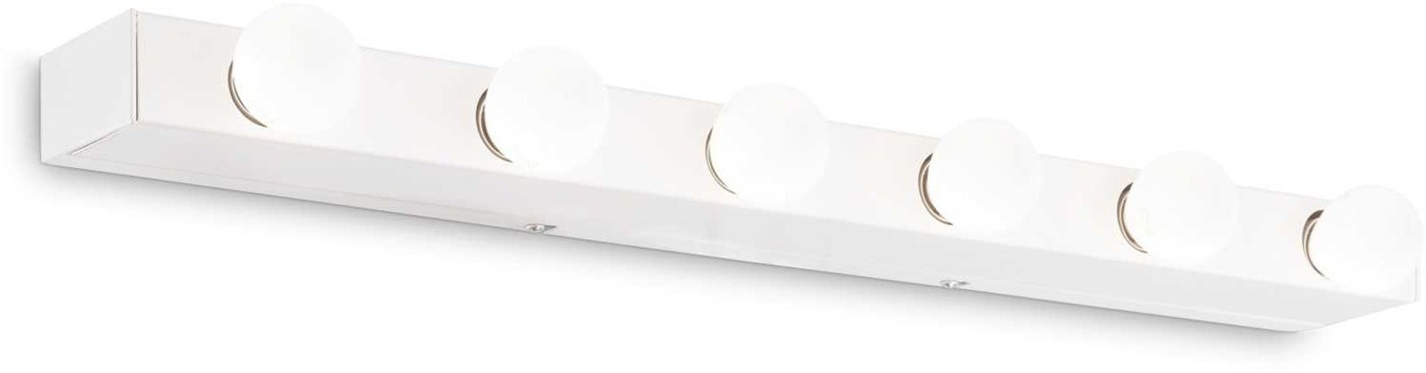 Ideal Lux Prive Væglampe   Hvid Metal Med     E14 Fatninger L60   Cm