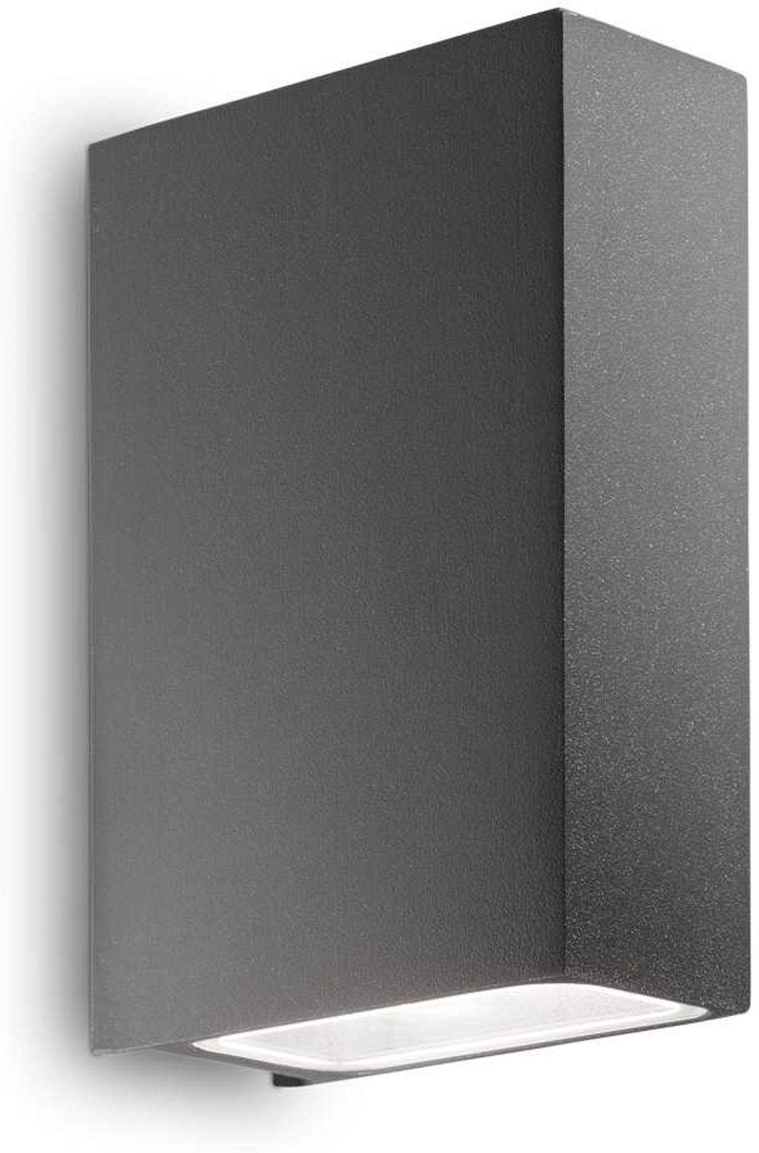 Ideal Lux Tetris-  Udendørs Væglampe Antracit   Aluminium Med G9 Fatninger Ip44 H13xl9xb4 Cm