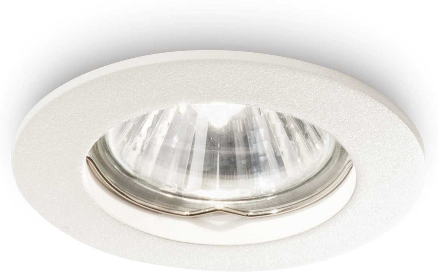 Indbygningsdownlight Ideal Lux Jazz Hvid ø7     H9 Cm Gu10 Metal Ip20