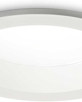 Indbygningslampe Downlight Ideal Lux Basic Wide 30w Led 3150 Lm 4000   Ip44 D18 3ã H8 Cm Aluminium Metal