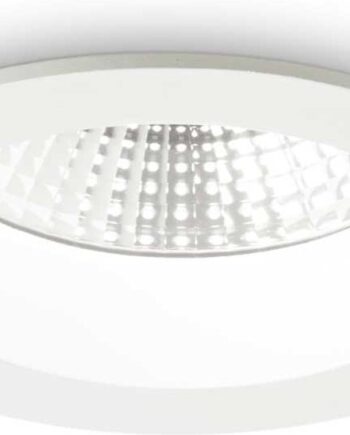 Indbygningslampe Ideal Lux Basic Accent 10w Led 1100 Lm 4000   ø10     H5   Cm Ip44 Aluminium