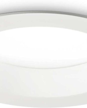 Indbygningslampe Ideal Lux Basic Wide Led Downlight 2100 Lm 4000   Ip44 Indendørs Aluminium ø14   Cm