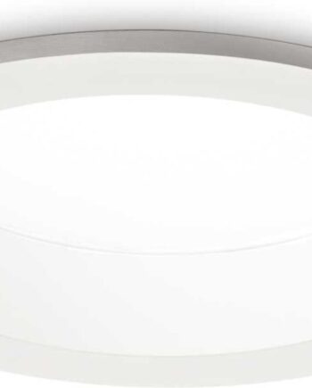 Indbygningslampe Ideal Lux Basic Wide Led ø18   Cm 3000k 2900 Lm Ip44