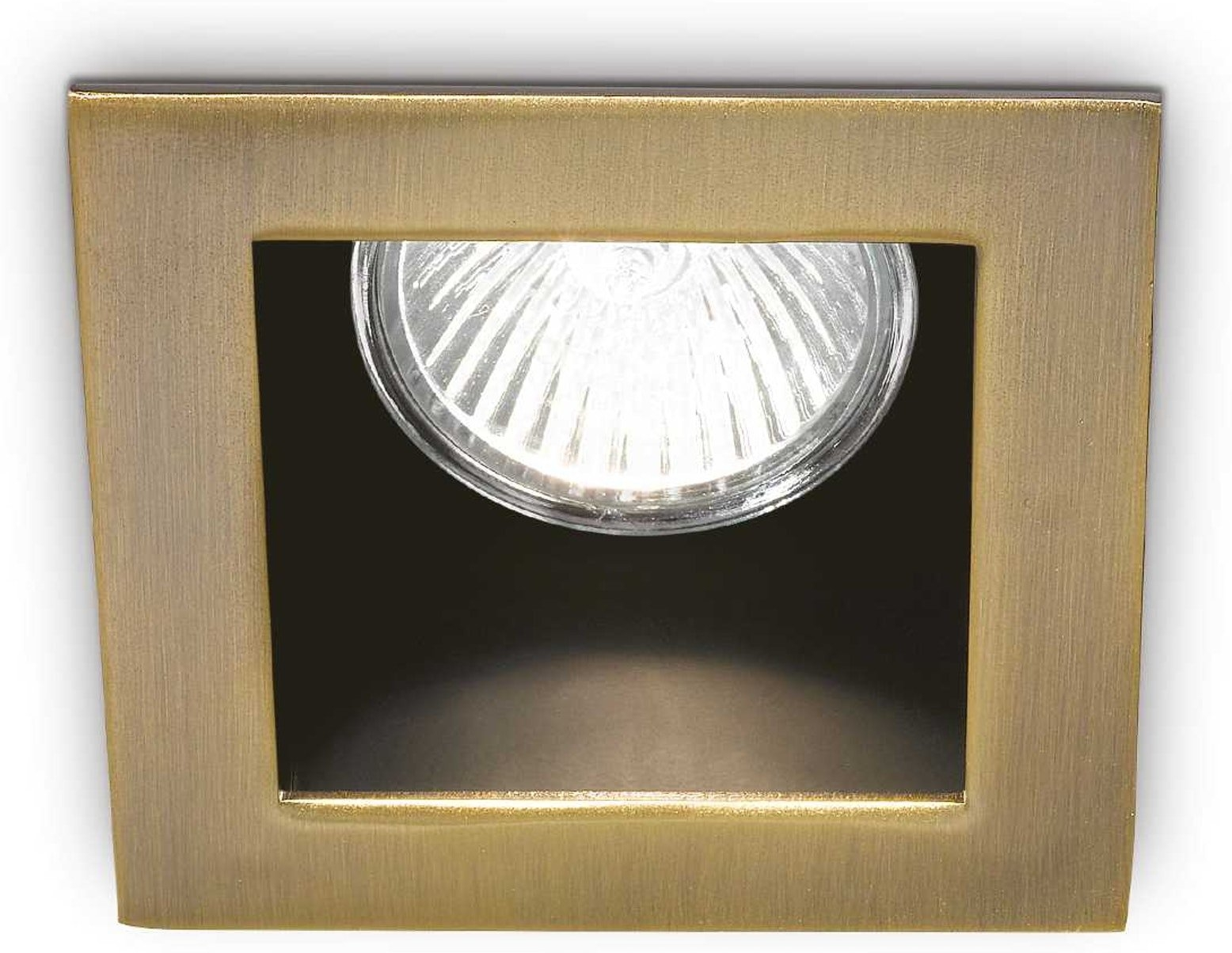 Indbygningslampe Ideal Lux Funky Brændt Metallisk ø9   H11   Cm Gu10