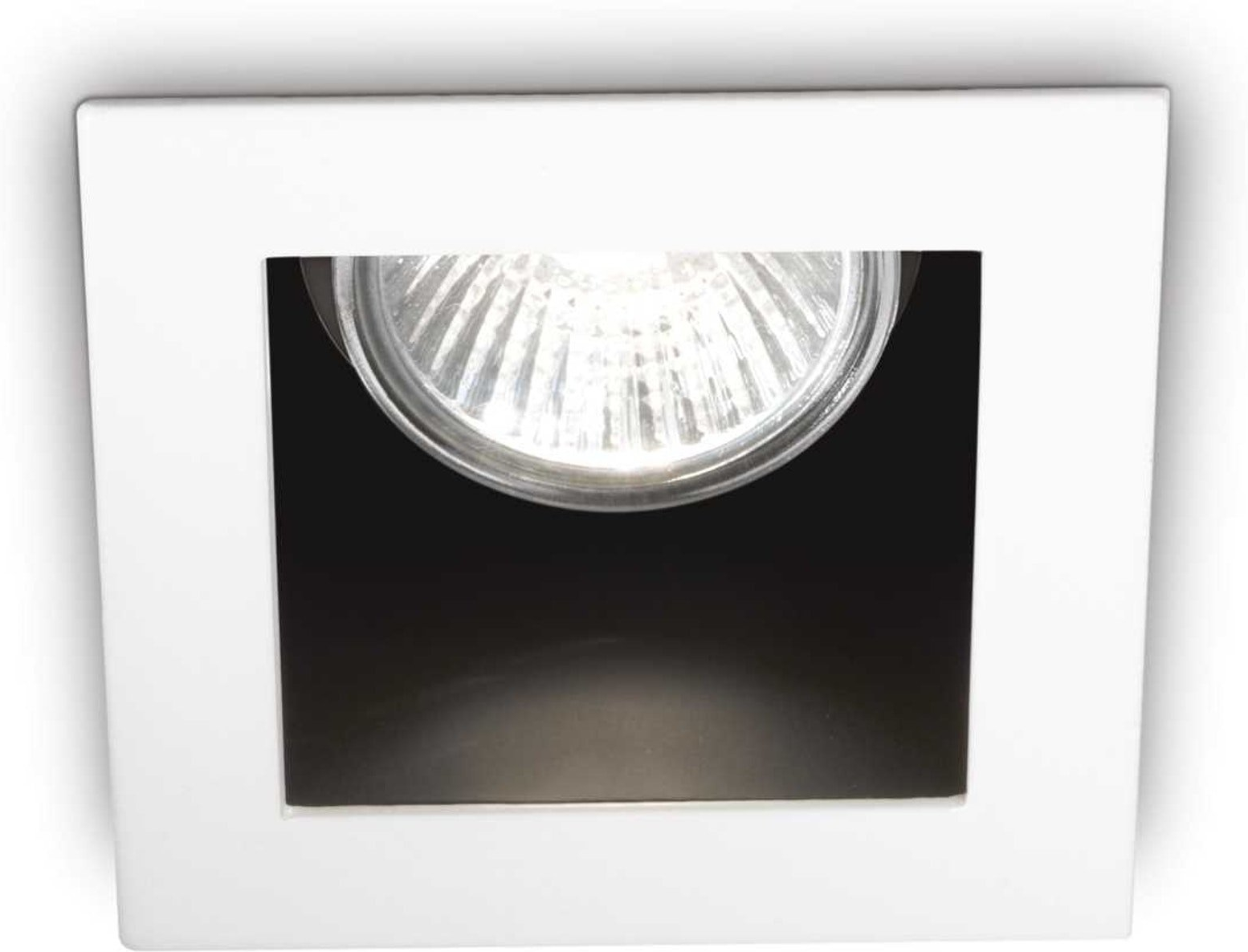 Indbygningslampe Ideal Lux Funky Hvid Metal Gu10 Downlight Spot Ip20
