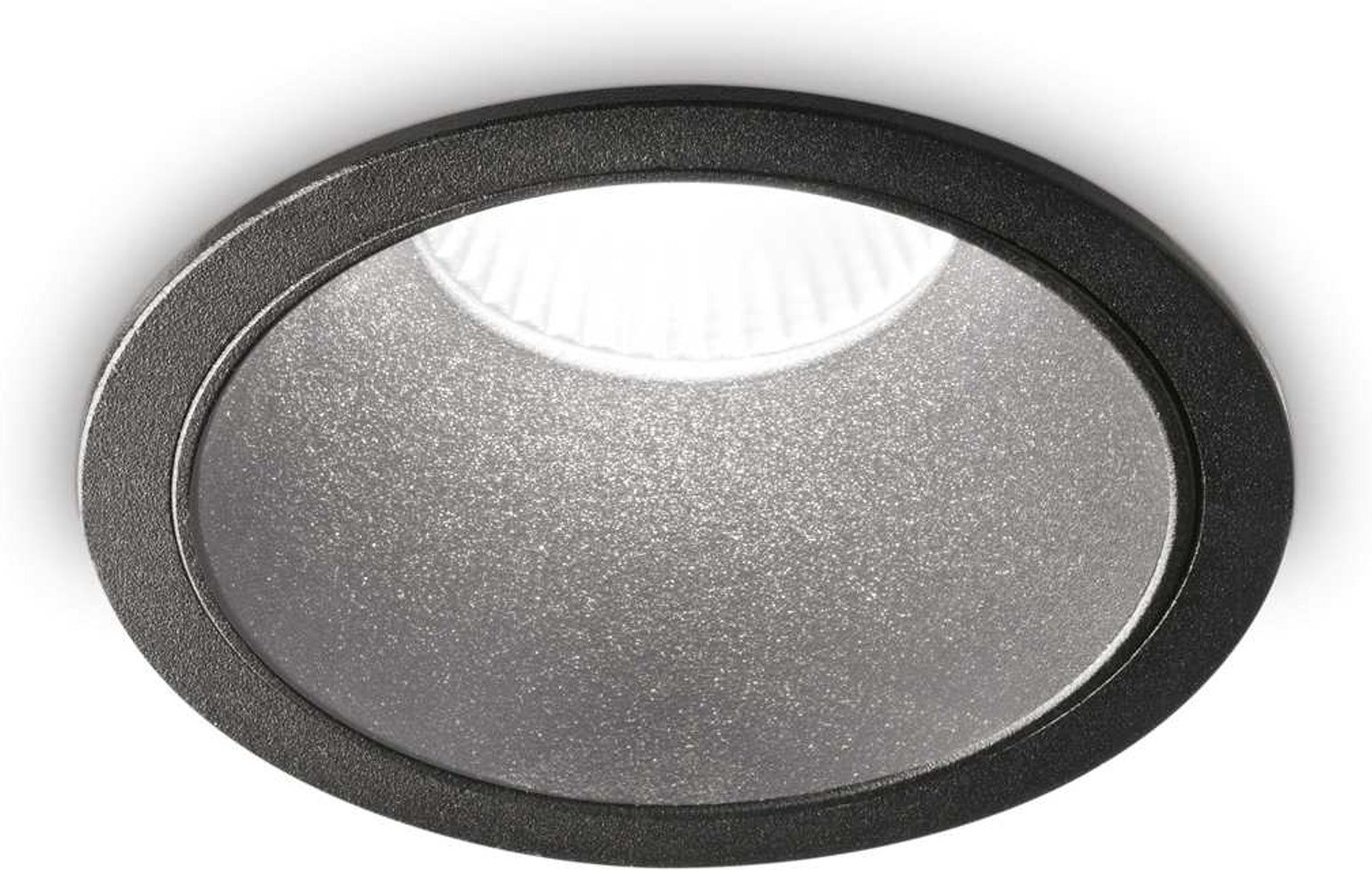 Indbygningslampe Ideal Lux Game Led ø8   Cm Sort 11w 1000 Lm 3000k