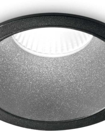 Indbygningslampe Ideal Lux Game Rund Integreret Led 11w 1080 Lm 4000k Sort ø85 Mm