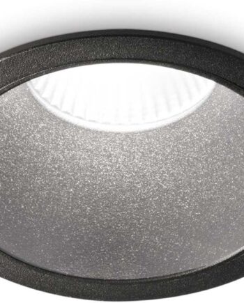 Indbygningslampe Ideal Lux Game Rund Sort Integreret Led 20w 2350 Lm 3000   ø145